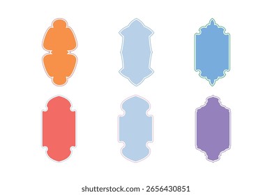 Símbolos Glifo de Design de Quadro Vertical - SET 6