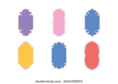 Símbolos Glifo de Design de Quadro Vertical - SET 6