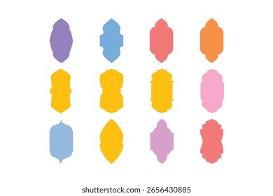 Símbolos Glifo de Design de Quadro Vertical - SET 12