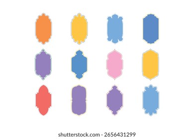 Símbolos Glifo de Design de Quadro Vertical - SET 12