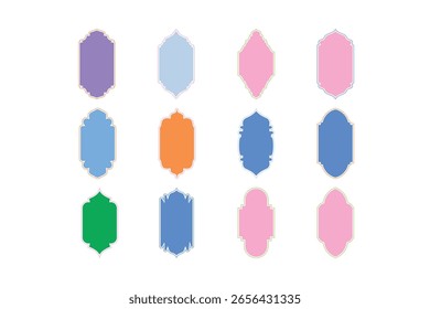 Símbolos Glifo de Design de Quadro Vertical - SET 12