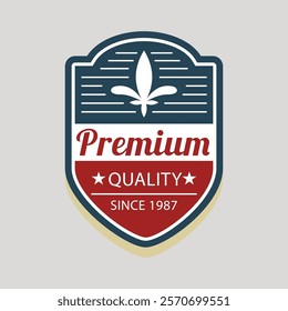 badges in vintage style vector