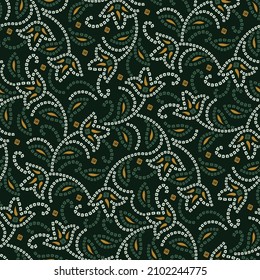 badhani pattern on green background