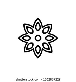 badian icon vector illustration logo template for many purpose. Isolated on white background.