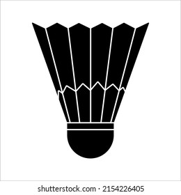 Badminton ball icon color editable