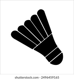 Vector de icono de pelota de bádminton. Símbolos de bádminton de línea. Diseño de diseño de letrero de IU de línea plana de moda. Pictogramas gráficos lineales finos para Sitios web y aplicaciones móviles.