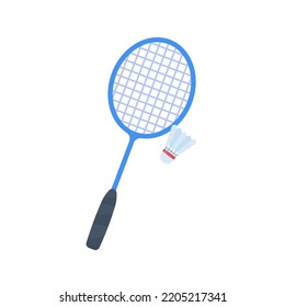 Badminton bat for hitting shuttlecocks in indoor sports