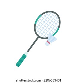 Badminton bat for hitting shuttlecocks in indoor sports