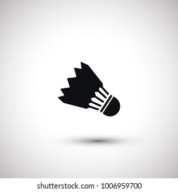 badminton birdie vector icon