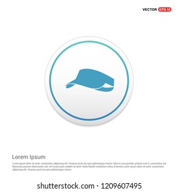 Badminton cap icon Hexa White Background icon template - Free vector icon