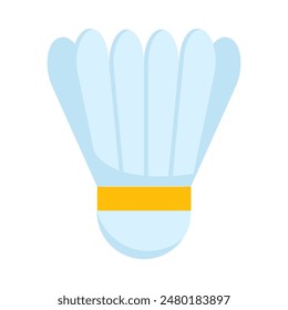 badminton cock icon object cartoon, sticker flat vector