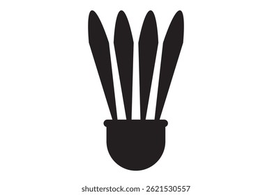 Badminton Cork Vector, Icon on white background.