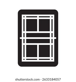 Badminton court with markings and net. Simple vector illustration of court markings.