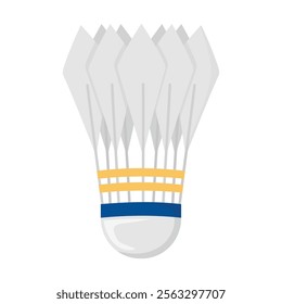 Badminton Equipment Vector Illustration - Shuttlecock
