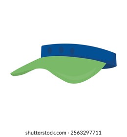 Badminton Equipment Vector Illustration - Sport Hat