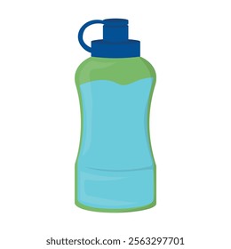 Badminton Equipment Vector Illustration - Water Bottle