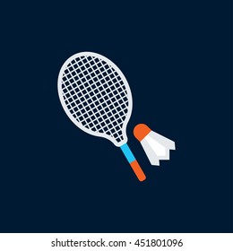 Badminton Flat Icon