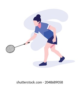 badminton flat illustrations and pictures