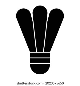 Badminton Glyph Style vector icon which can easily modify or edit 