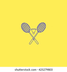 Badminton icon, 