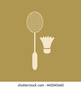 Badminton Icon. 