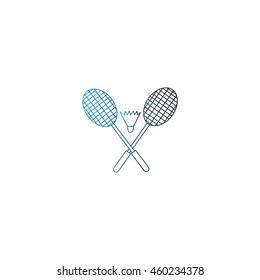 Badminton icon, 