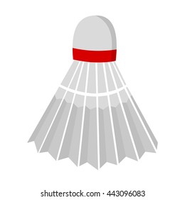 Badminton icon cartoon. 