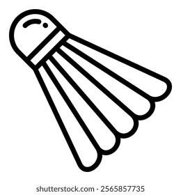 Badminton Icon Element For Design