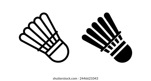 Badminton icon. flat illustration of vector icon for web