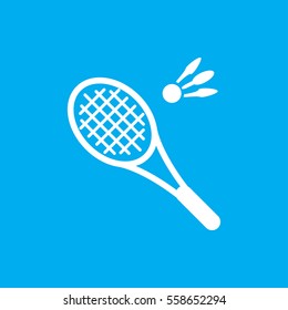 badminton icon illustration isolated vector sign symbol