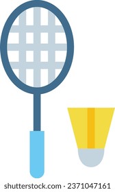 Badminton-Symbol auf transparentem Hintergrund