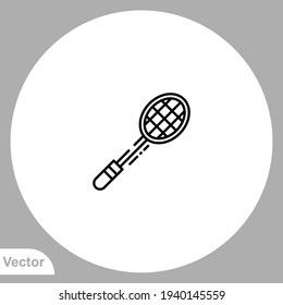 Badminton icon sign vector,Symbol, logo illustration for web and mobile