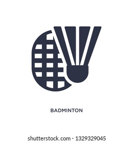 Badminton Icon Simple Element Illustration Free Stock Vector (Royalty ...