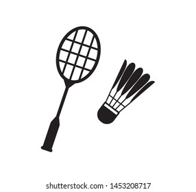 Badminton icon ,sport icon vector flat illustration