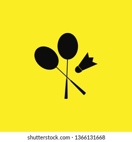 badminton icon vector