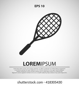 badminton icon. badminton vector illustration