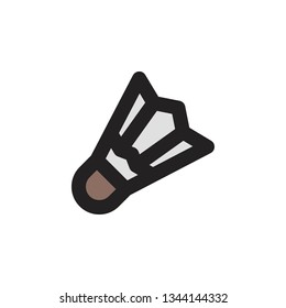 Badminton Icon Vector Illustration in Filled Style for Any Purpose