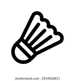 badminton icon. vector line icon for your website, mobile, presentation, and logo design.