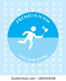 Badminton Icon for Web. Application, Software & Graphic Design.