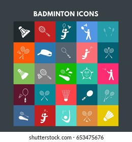 Badminton Icons