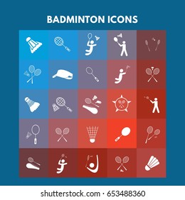 Badminton Icons