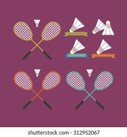 Badminton illustration,
award, racket, court
