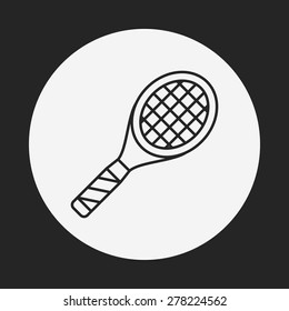 badminton line icon