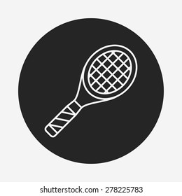 badminton line icon