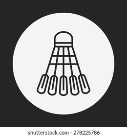 badminton line icon