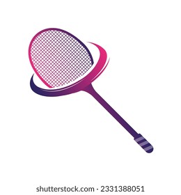 Badminton Logo Design, Sports Vector, Shuttlecock Logo, Badminton Tournament, Simple Minimalist Badge