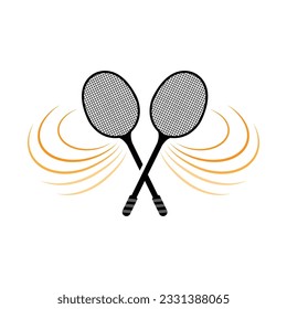 Badminton Logo Design, Sports Vector, Shuttlecock Logo, Badminton Tournament, Simple Minimalist Badge