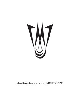 Badminton logo design template with shuttlecock icon vector symbol