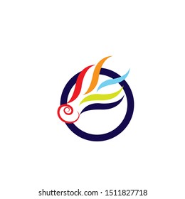 Badminton Logo Design Template Vector
