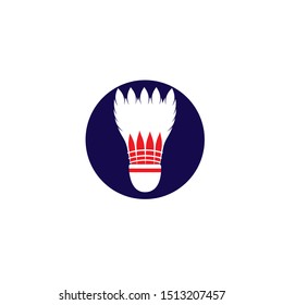 Badminton Logo Design Template Vector
